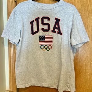 USA Olympic Graphic Short Sleeve Tee - Light Gray